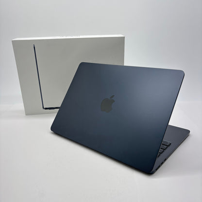 美品 MacBook Air 13インチ Early 2025 Apple M4 10コア 16GB SSD 512GB ミッドナイト MW133J/A  充放電回数4回 バッテリー最大容量100%【C7796-80】