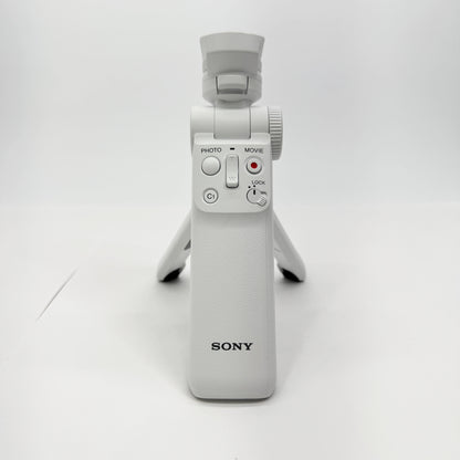 美品 SONY VLOGCAM ZV-1F ホワイト シューティンググリップキット【C8852-60】