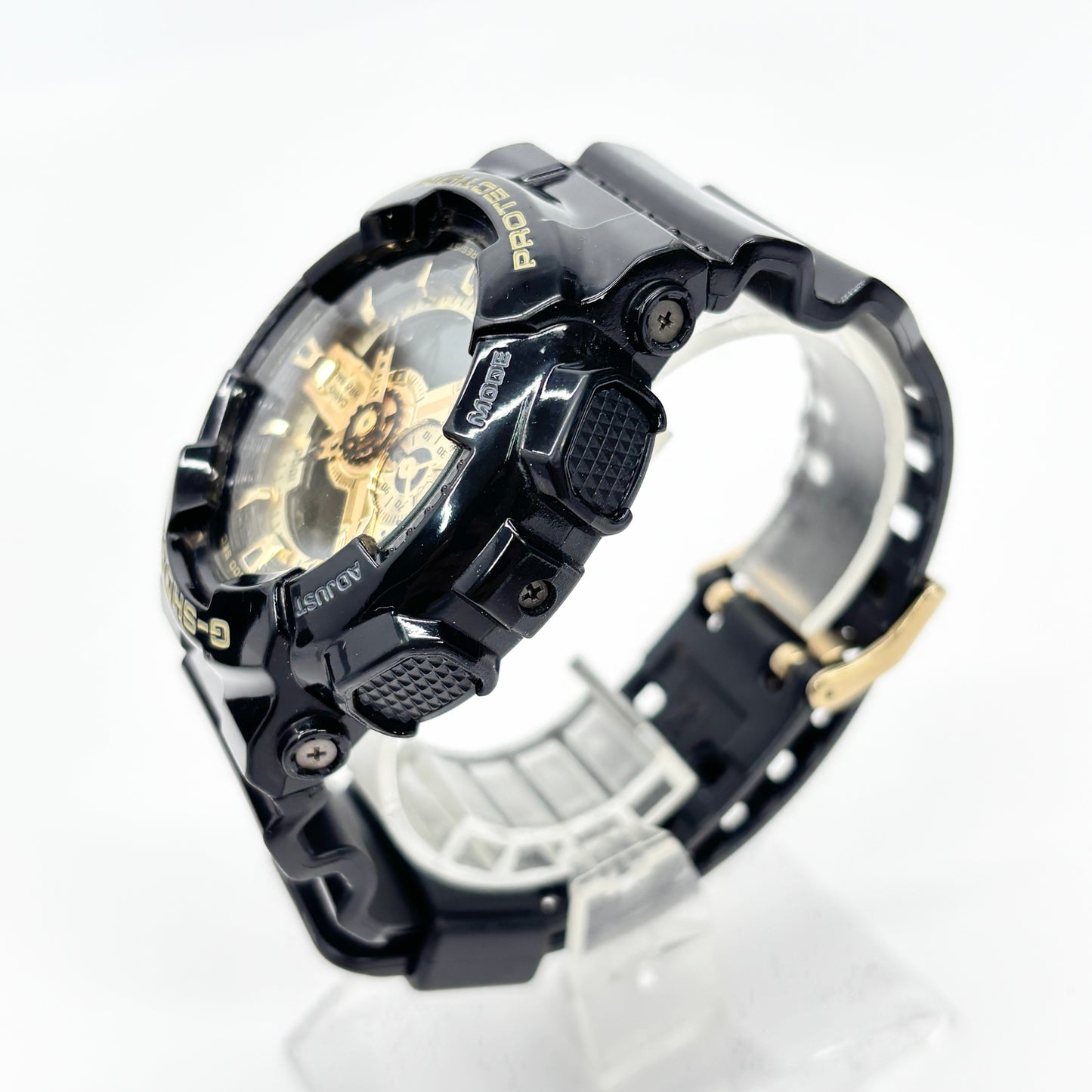 G-SHOCK ジーショック GA-110GB-1ADR 海外モデル アナログ×デジタル ブラック×ゴールド 腕時計【C8502-60】