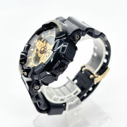 G-SHOCK ジーショック GA-110GB-1ADR 海外モデル アナログ×デジタル ブラック×ゴールド 腕時計【C8502-60】