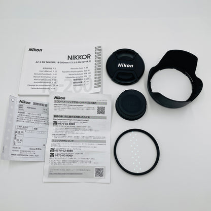 美品 Nikon NIKKOR AF-S DX 18-200mm f/3.5-5.6G ED VRⅡ【C4025-60】
