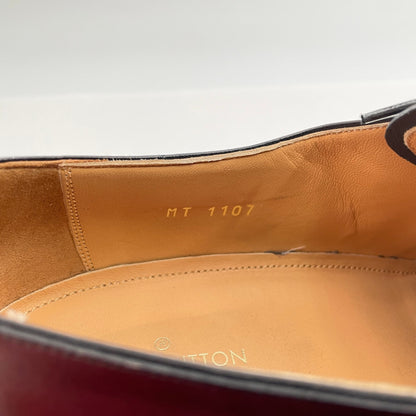 美品 LOUIS VUITTON ルイ ヴィトン ヴァンドームライン  ダービーシューズ メダリオン サイズ：7.5※約25.5～26【C6528-120】