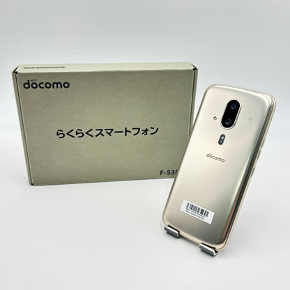美品 らくらくスマートフォン F-53E 【C5602-C】