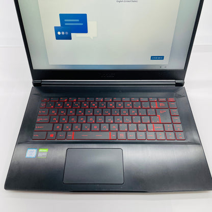 MSI MS-16R4  GF63 Thin 9SCSR Core i7-9750H 16GB SSD 512GB GTX 1650 Ti  Win11 Home【C4564-100】