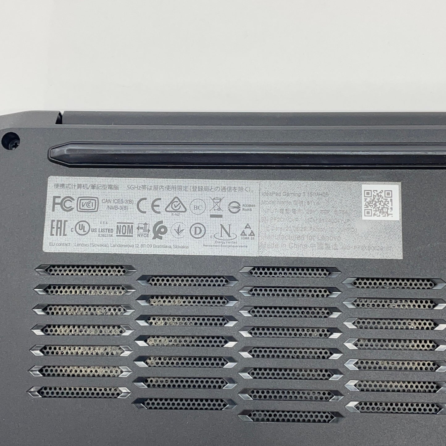 LENOVO 81Y4 IdeaPad Gaming 3 15.6インチ ノートパソコン i7-10750H 16GB SSD 256GB GTX 1650Ti  Windows11 Home 　【C2249-80】