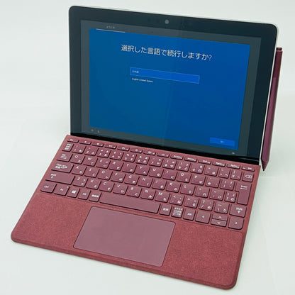 Microsoft Surface Go model:1825 Pentium CPU 4415Y RAM8GB SSD128GB Windows10 Home 【C4479-60】