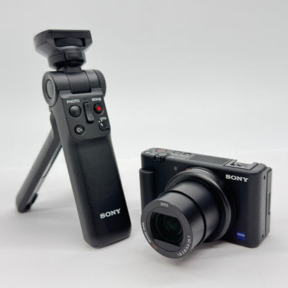 美品 SONY VLOGCAM ZV-1G シューティンググリップキット コンパクトデジタルカメラ ブラック  付属品あり【C6947-60】