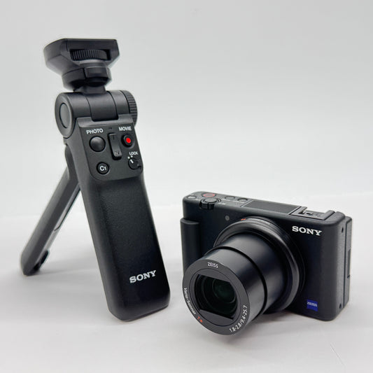 美品 SONY VLOGCAM ZV-1G シューティンググリップキット コンパクトデジタルカメラ ブラック  付属品あり【C6947-60】