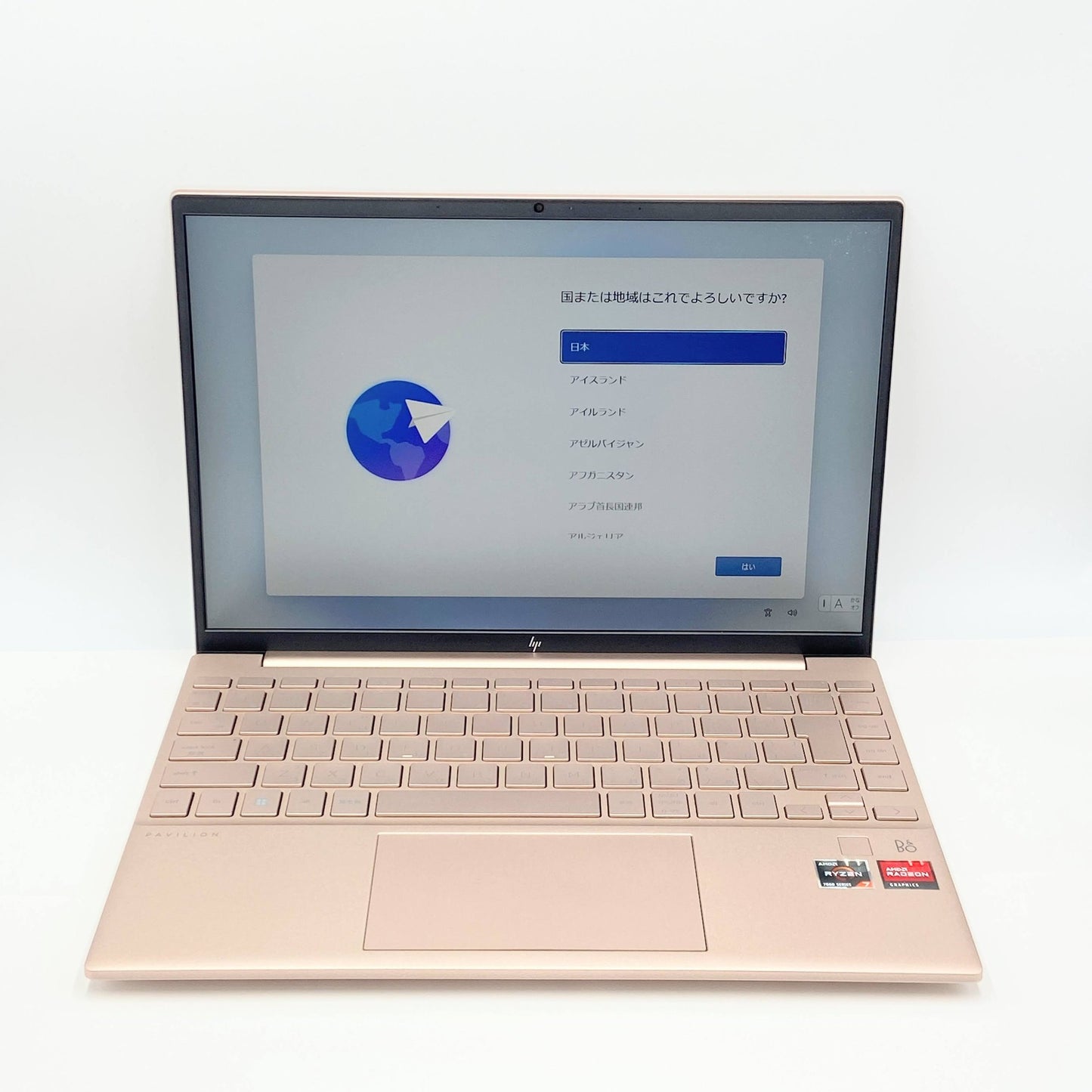 美品 HP Pavilion Aero 13 Ryzen7 7735U 16GB SSD 512GB Windows11Home バッテリー最大容量100% 【C6246-80】