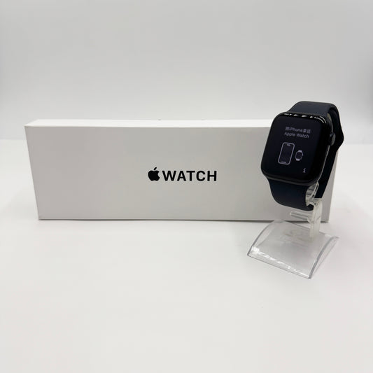 美品 Apple Watch SE 3 GPSモデル 44mm MEHQ4J/A ミッドナイトアルミ+ミッドナイトスポーツバンド M/L バッテリー最大容量100%【C8881-C】