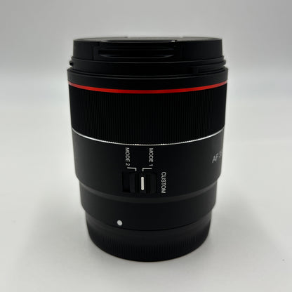 美品 新品同様 SAMYANG AF 35mm F1.8 FE ソニーEマウント 単焦点レンズ【C5391-60】