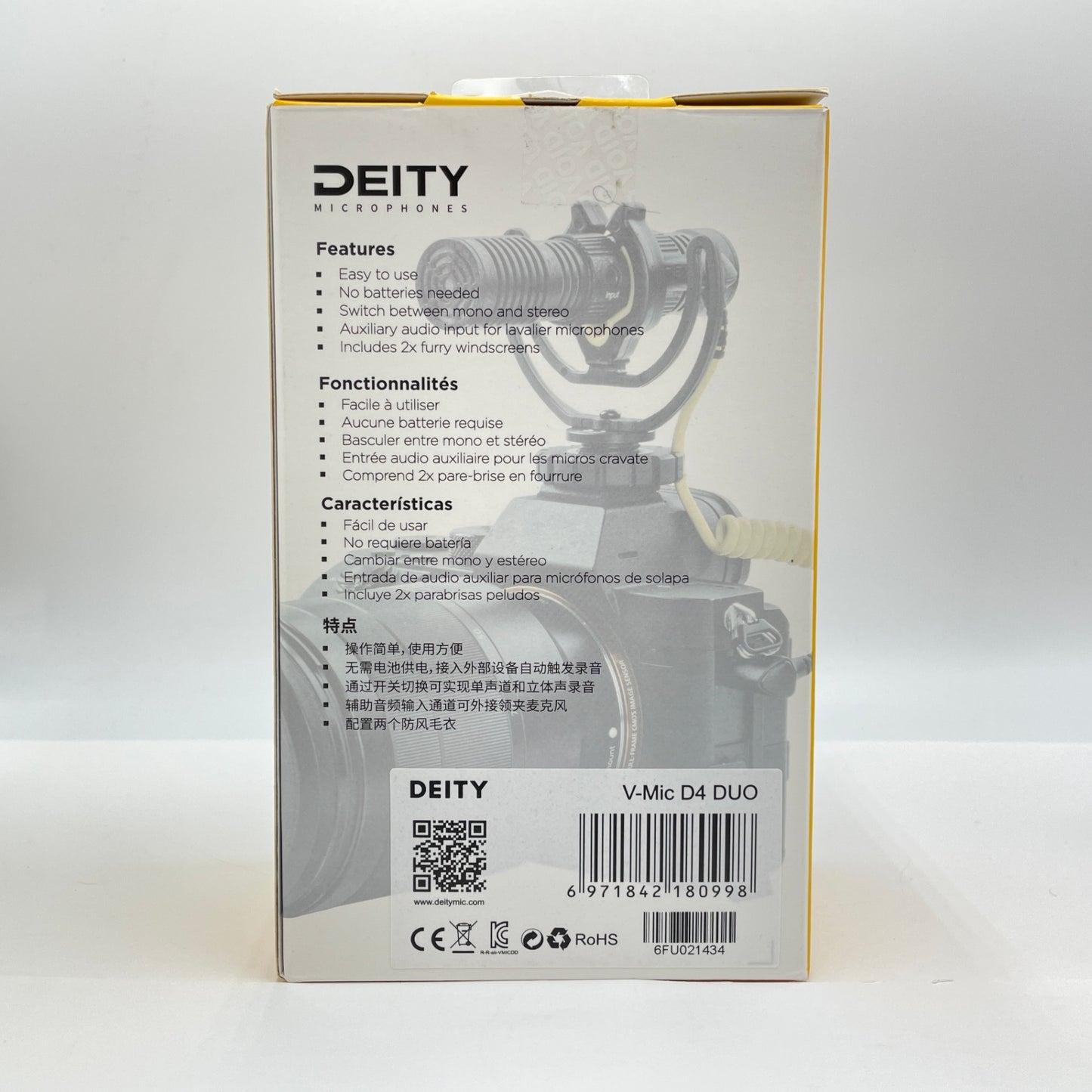 v mic d4 duo　DEITY V-Mic D4 Duo マイクロフォン デュアルマイク 【C5729-60】