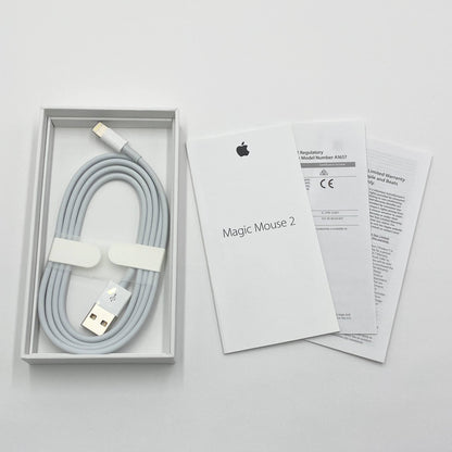 Apple Magic Mouse 2 A1657 MLA02J/A ホワイト付属品完備【C6686-60】