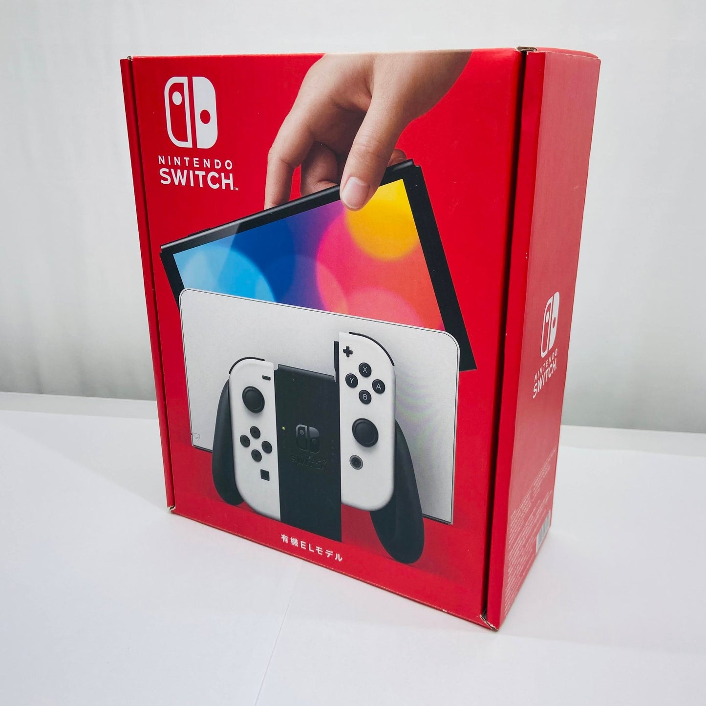Nintendo Switch ニンテンドースイッチ 本体 有機ELモデル ホワイト HEG-S-KAAAA　コントローラー2個付き	C3814	80サイズ発送