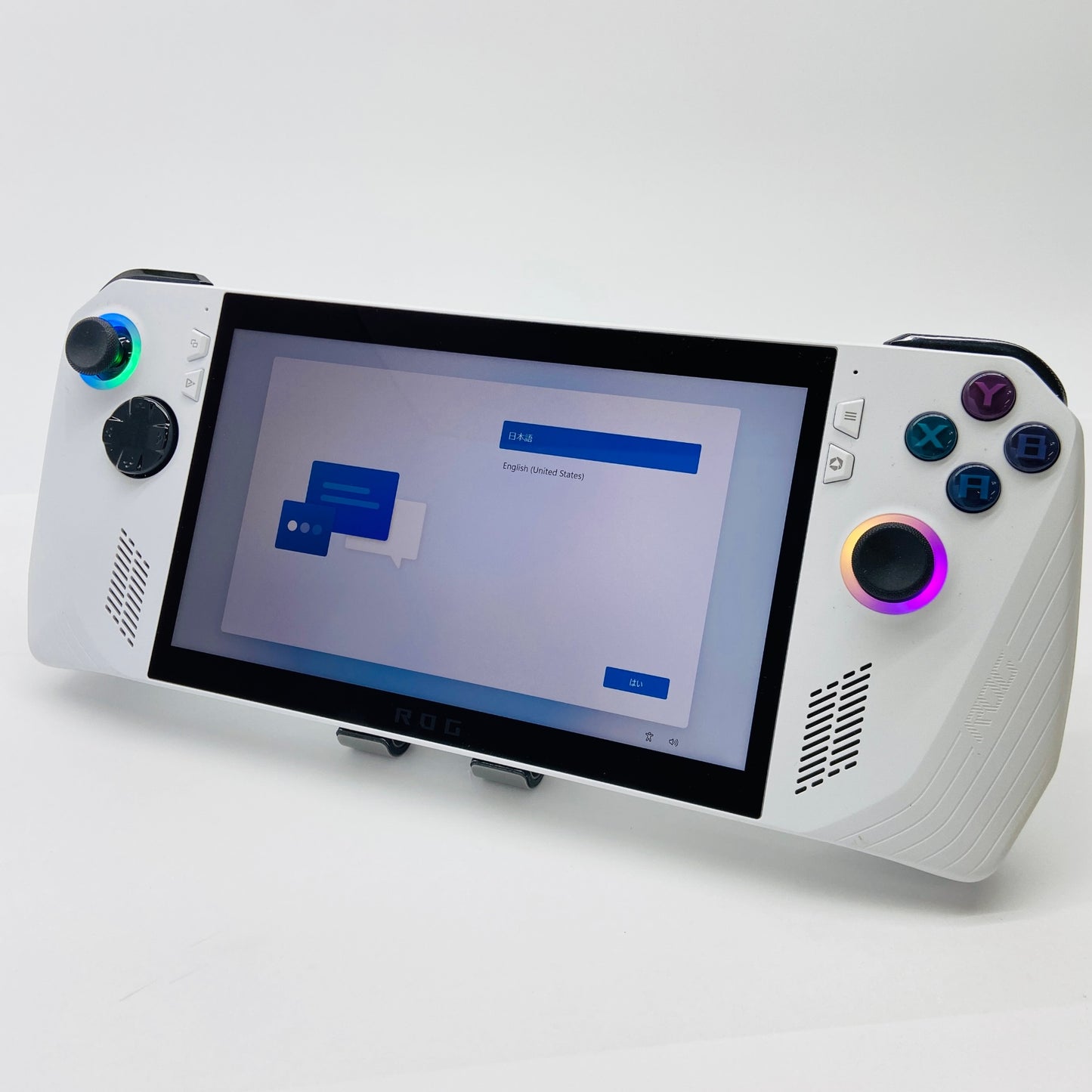 美品 ASUS ROG Ally RC71L ハンドヘルド ポータブル ゲーミング パソコン Ryzen Z1 Extreme 16GB SSD 512GB 7インチ【C3924-80】