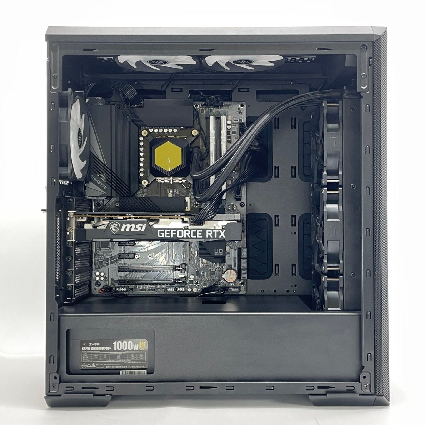 自作ゲーミングPC i7-12700F 32GB SSD 500GB RTX3060 1000W電源 Windows11Home【C2075-160】