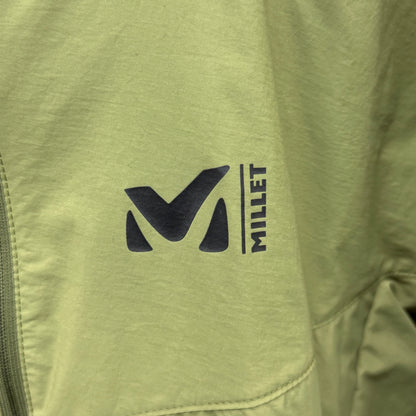 美品 MILLET ミレー MIV01929 Breathebarrier Wilder LT ジャケット カーキ サイズ:S 【C5745】