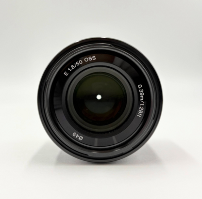 美品 ソニー SONY E 50mm F1.8 OSS SEL50F18 【C5536-60】