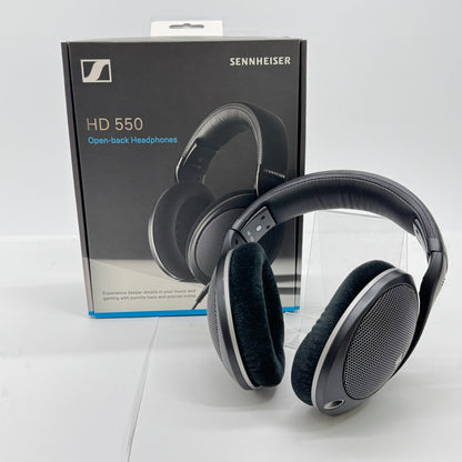 美品 Sennheiser HD 550 ヘッドホン 付属品完備+ゼンハイザー 4.4mm バランスケーブル付属【C7907-80】