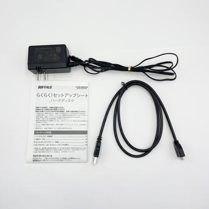 BUFFALO HD-NRLD4.0U3-BA 4TB 外付けHDD【C6129-60】