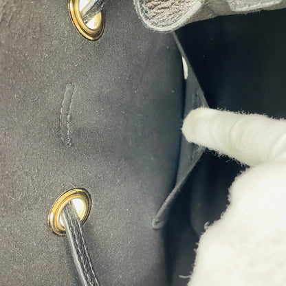 美品 FURLA フルラ レザー 本革製 巾着 2way ショルダーバッグ	【C5086】