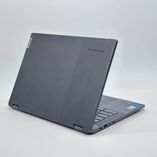 IdeaPad Flex 570i Chromebook Plus 83EK000XJP ストームグレー  i3 1315U(Raptor Lake)6コア 8GB SSD 256GB 14IAU7 バッテリー最大容量96% 【C7823-80】