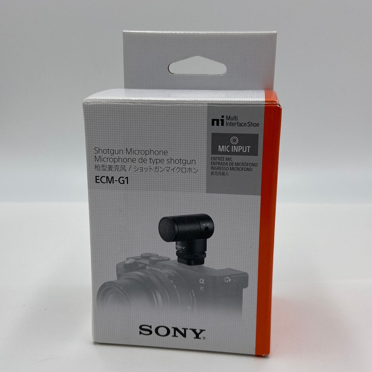 美品 SONY ECM-G1 ショットガンマイクロホン【C5206-60】