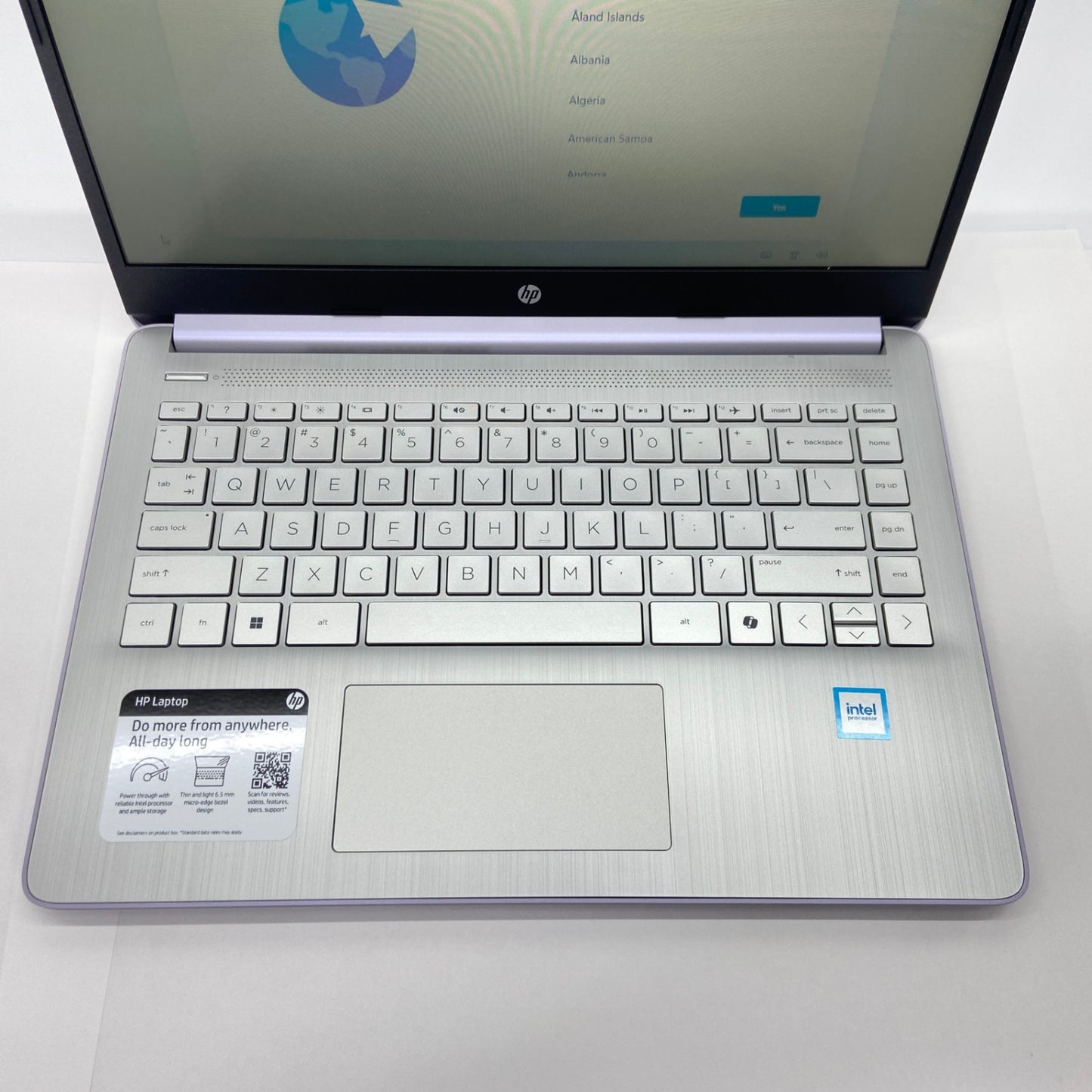 美品 HP Laptop 14-dq6014dx N150 16GB UFS128GB Windows11Home in S mode USキー 【C5129-100】