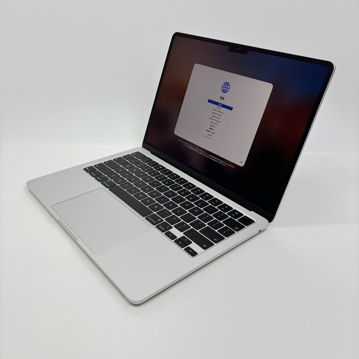 新品同様 美品 Apple MacBook Air 13インチ M5 10コアCPU 10コアGPU 32GB 1TB US配列 シルバー バッテリー最大容量100%【C9101-80】