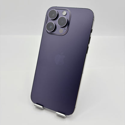 Apple iPhone14 ProMax 256GB MQ9E3J/A ディープパープル バッテリー最大容量100% 【C9482-C】