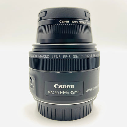 美品 Canon MACRO LENS EF-S 35mm F2.8 IS STM EF-Sマウント【C4431-60】