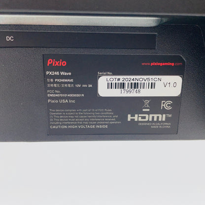 美品 Pixio PX246 Wave ゲーミングモニター 23.8インチ120Hz【C3981-120】