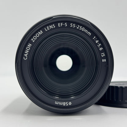 美品 Canon EOS Kiss X7 ダブルズームキット 18-55mm 55-250mm【C9586-80】