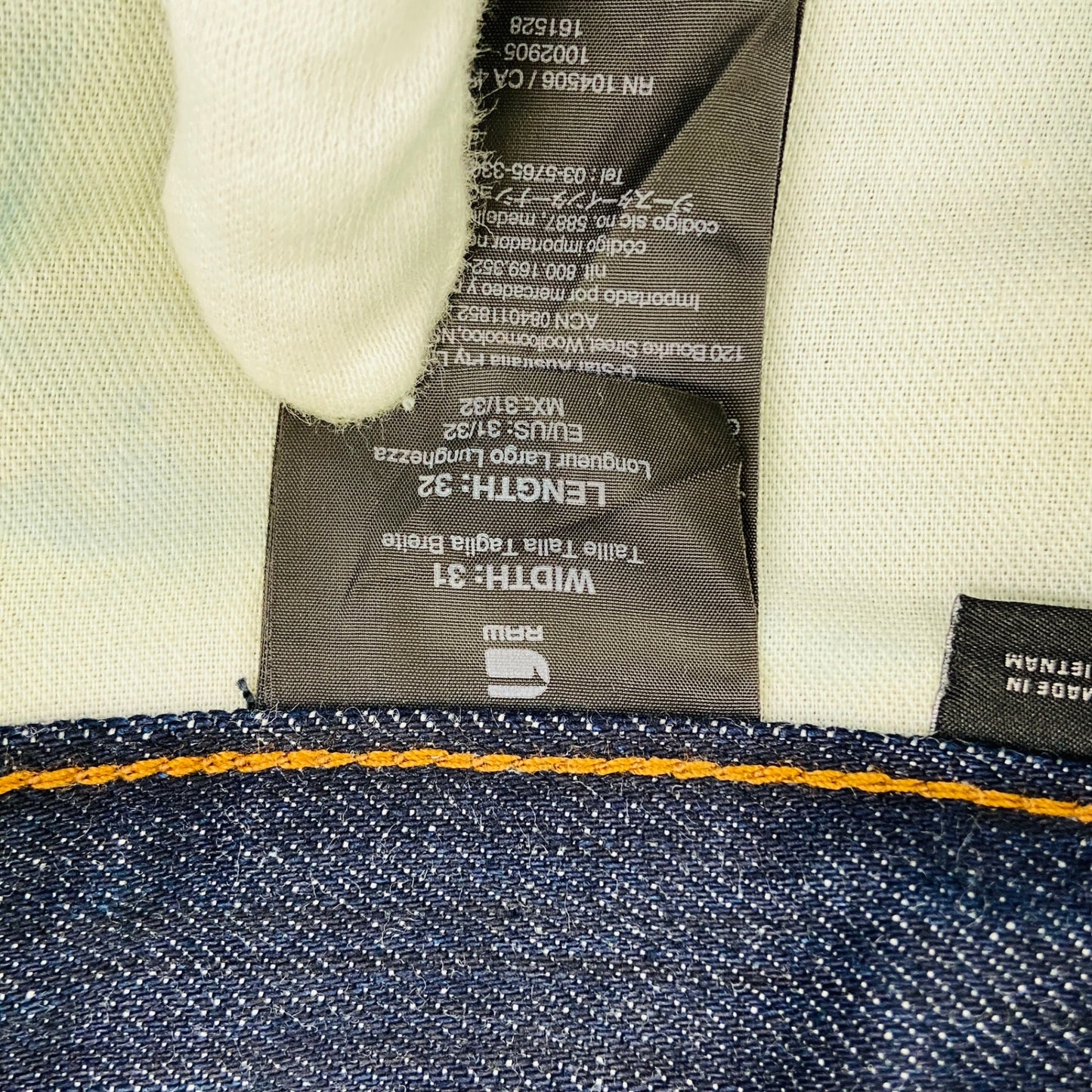 G-STAR RAW ジースターロウ 3301 W31 L32【C2519-】