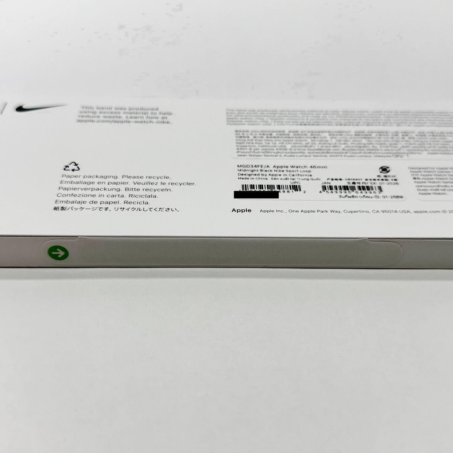 新品未開封 Apple Watch Series 11 GPSモデル 46mm MEV94J/A [シルバー・パープルフォグスポーツバンド S/M]【C6819-60】