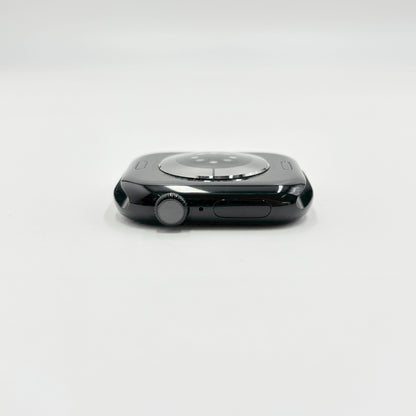 美品 Apple Watch Series 11 GPSモデル 46mm ジェットブラック AL Black SB S/M MEUW4J/A バッテリー最大容量100%【C9328-C】