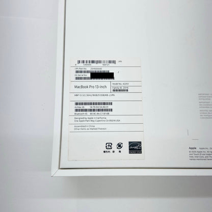 MacBook Pro 13インチ 2020 A2251 Core i7 2.3GHz 16GB SSD512GB 【C4263-80】