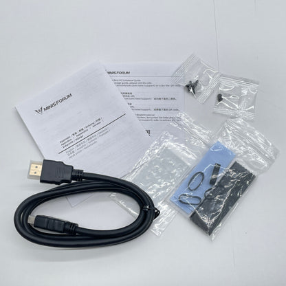 美品 MINIS FORUM MS-A1-NOCPUR ベアボーンキット ミニワークステーション【C7962-80】