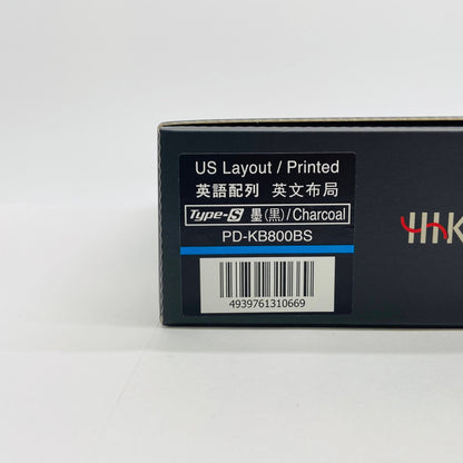 美品 HHKB Type-S PD-KB800BS 英語配列  墨(黒) キーボード【C7326-80】