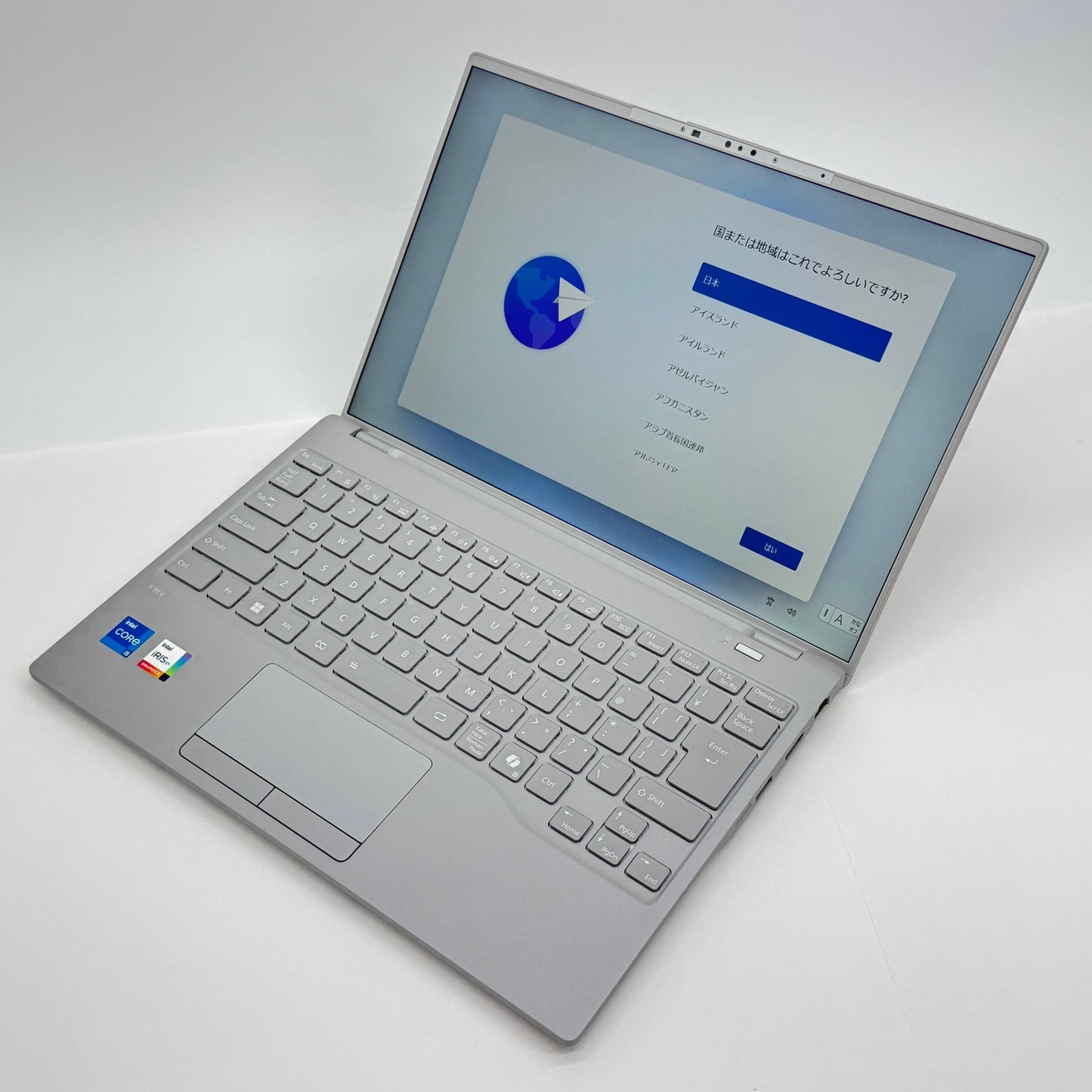 美品 FMV Note U WU3-K3 i5 1335U 16GB 256GB SSD Windows11 Home FMVUH07005 バッテリー最大容量100% 指紋認証 顔認証【C7079-100】