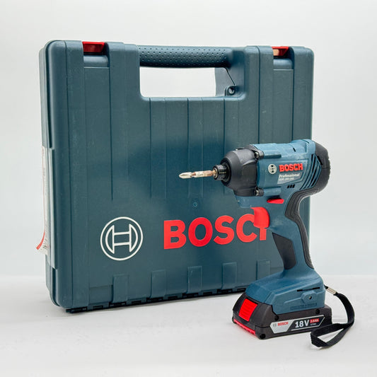 Bosch Professional ボッシュ コードレスインパクトドライバー 18V GDR18V-160 バッテリー2個 付 18V/2.0Ah【C6545-140】
