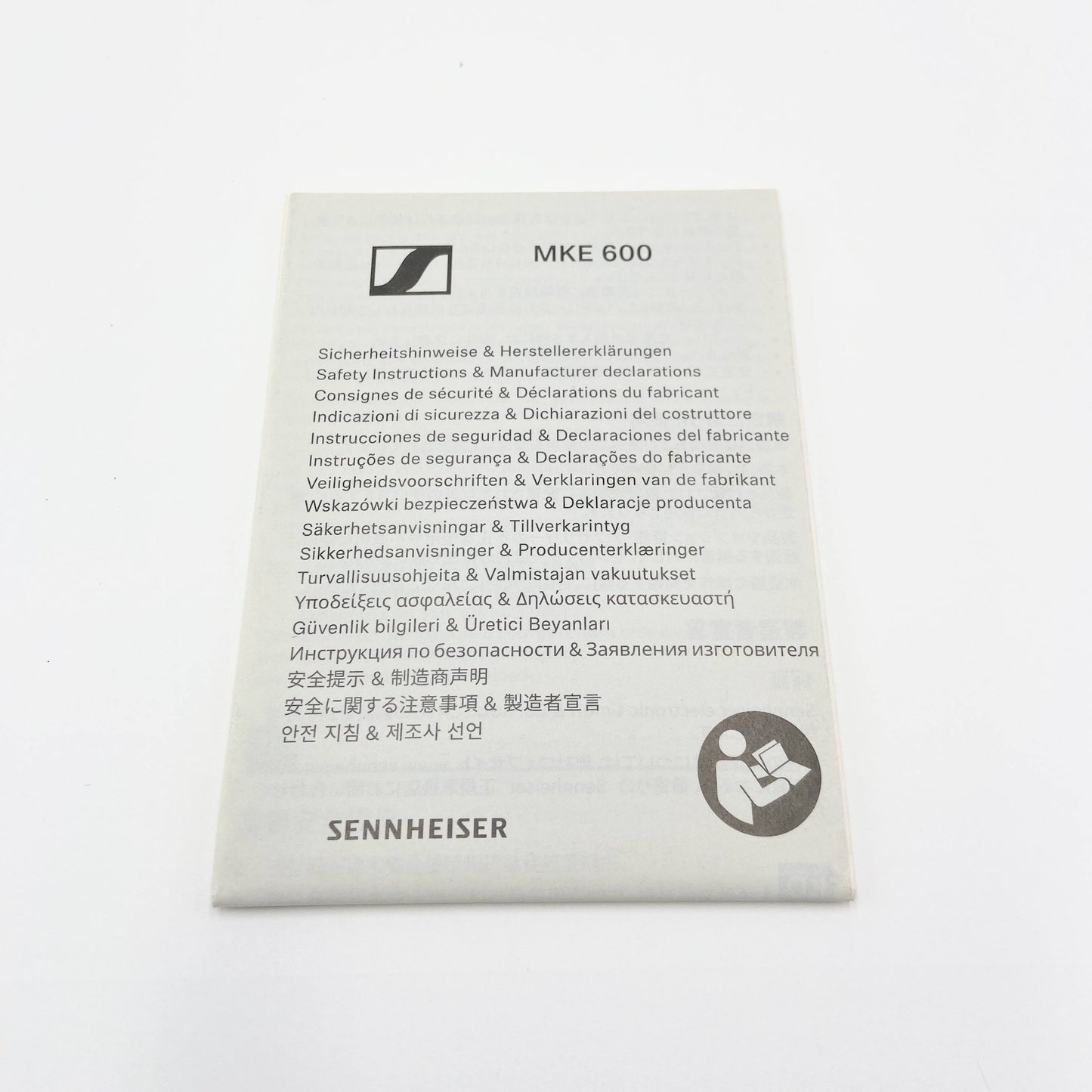 美品 SENNHEISER MKE 600 ショットガンマイク（カメラ用マイク）付属品完備	【C5209-80】