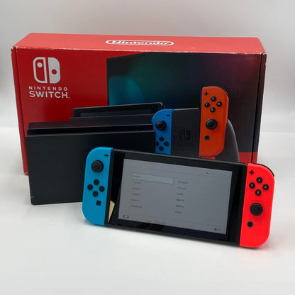 美品 任天堂 Nintendo Switch ニンテンドー スイッチ 本体 ネオンカラー HAD-S-KABAA【C5233-80】