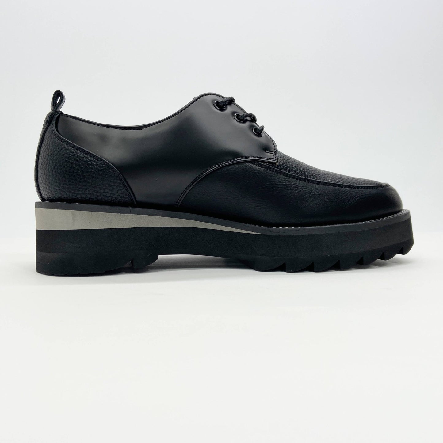 未使用 WYM LIDNM SHARK SOLE COMBINATION SHOES 箱付き サイズ：L ブラック【C5805-100】　size:L(27.5cm〜28cm)