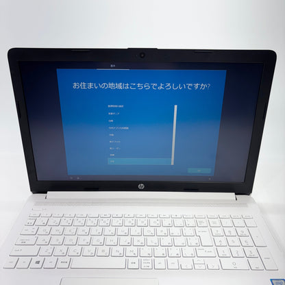新品SSD HP Laptop 15-da0000 15-da0088TU ピュアホワイト i3 7020U 4GB SSD256GB バッテリー最大容量93%【C4582-80】