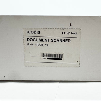 美品 ICODIS X9 ブックスキャナー ドキュメントスキャナー OCR USB 書画カメラ 2100万画素 A3対応【C8854-100】