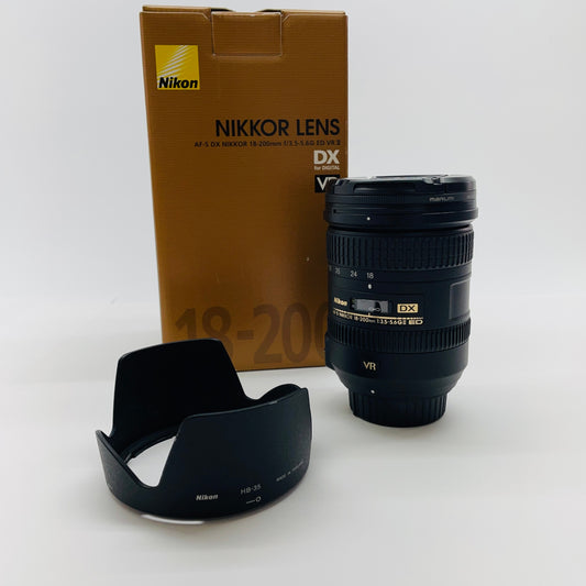 美品 Nikon NIKKOR AF-S DX 18-200mm f/3.5-5.6G ED VRⅡ【C4025-60】