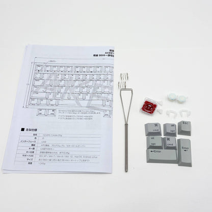 美品 NiZ キーボード X99(英語配列) ホワイト X99EC(S) / 35gf [有線 /USB]【C5992-80】