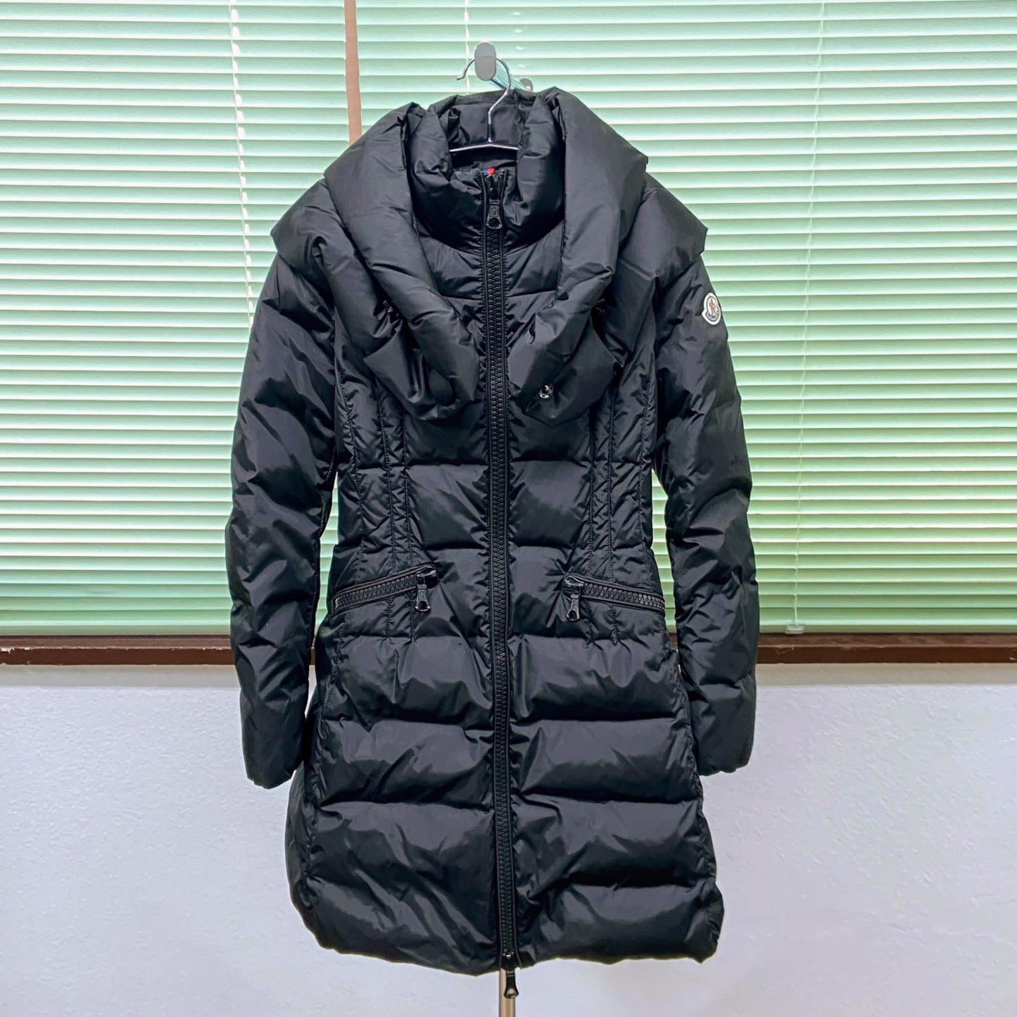 美品 モンクレール シロセス CYROSELLE ロングダウンコート サイズ:1  CYROSELLE GIUBBOTTO CYROSELLE COAT 【C5628】