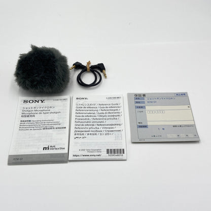 美品 SONY ECM-G1 ショットガンマイクロホン【C5206-60】